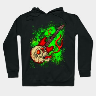 Skull guitar Hoodie